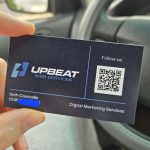 Upbeat Web Services business card